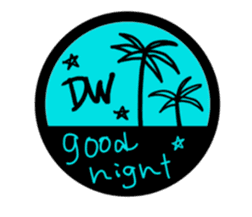 DOWBL feat.Nicolas August summer sticker sticker #7239351