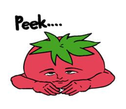 The sweet tones of a sweet tomato.(Eng) sticker #7239511