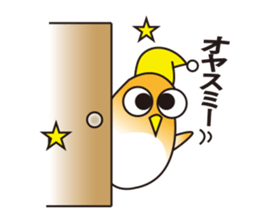 A little bird's everyday life sticker #7239778