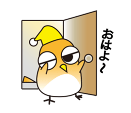 A little bird's everyday life sticker #7239779