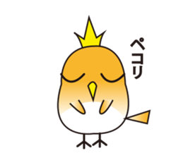A little bird's everyday life sticker #7239780