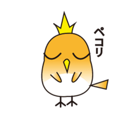 A little bird's everyday life sticker #7239780