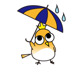 A little bird's everyday life sticker #7239785