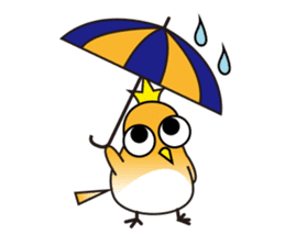 A little bird's everyday life sticker #7239785