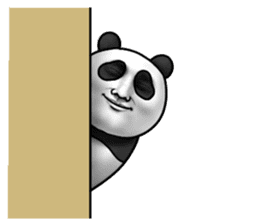 Cute panda!! sticker #7240730