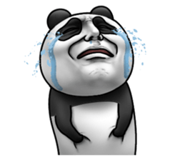 Cute panda!! sticker #7240737