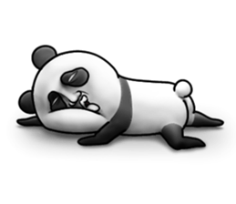 Cute panda!! sticker #7240738