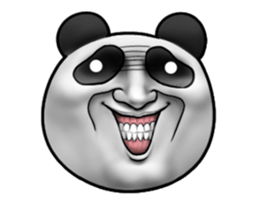Cute panda!! sticker #7240751