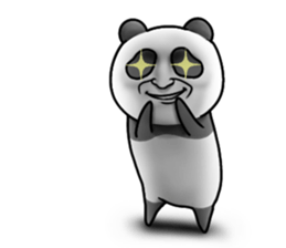 Cute panda!! sticker #7240761