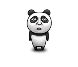 Cute panda!! sticker #7240766