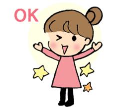 Nagoya-ben with a cute girl sticker #7241172