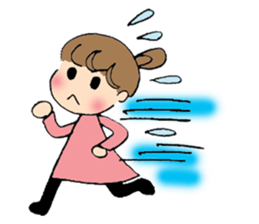 Nagoya-ben with a cute girl sticker #7241202