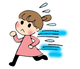 Nagoya-ben with a cute girl sticker #7241202