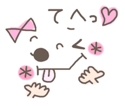 Cute emoticons. Simple honorific Hen sticker #7241415