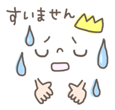 Cute emoticons. Simple honorific Hen sticker #7241424