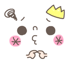 Cute emoticons. Simple honorific Hen sticker #7241430