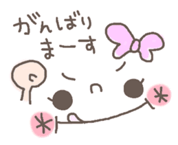 Cute emoticons. Simple honorific Hen sticker #7241435