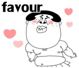 Ugly domineering sister love overseas sticker #7241771