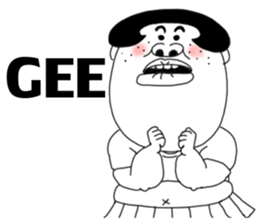 Ugly domineering sister love overseas sticker #7241773