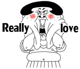 Ugly domineering sister love overseas sticker #7241790