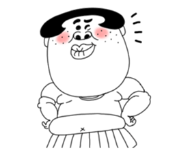 Ugly domineering sister love overseas sticker #7241796