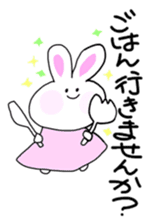 Rabbit lala-chan sticker #7242295