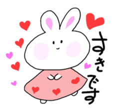 Rabbit lala-chan sticker #7242304