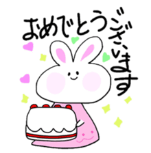 Rabbit lala-chan sticker #7242306