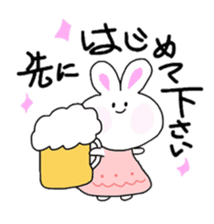 Rabbit lala-chan sticker #7242314