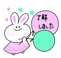 Rabbit lala-chan sticker #7242317