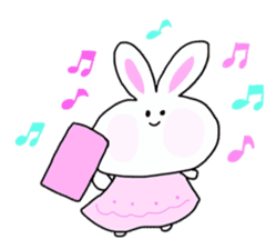 Rabbit lala-chan sticker #7242319