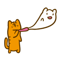 Long cats "Say hello anywhere"