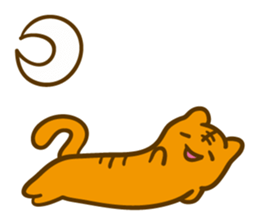 Long cats "Say hello anywhere" sticker #7243530