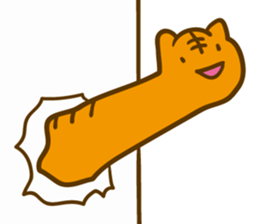 Long cats "Say hello anywhere" sticker #7243535
