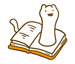 Long cats "Say hello anywhere" sticker #7243539