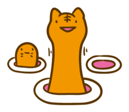 Long cats "Say hello anywhere" sticker #7243544