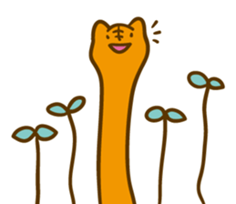 Long cats "Say hello anywhere" sticker #7243547