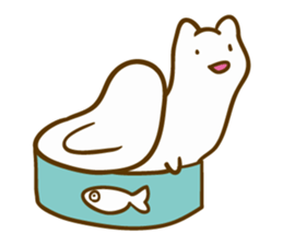 Long cats "Say hello anywhere" sticker #7243549