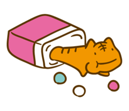 Long cats "Say hello anywhere" sticker #7243552