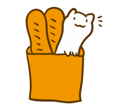 Long cats "Say hello anywhere" sticker #7243553