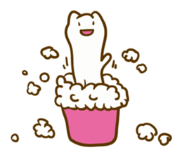 Long cats "Say hello anywhere" sticker #7243555