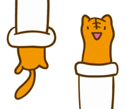 Long cats "Say hello anywhere" sticker #7243564