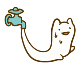 Long cats "Say hello anywhere" sticker #7243565