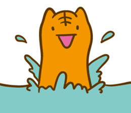 Long cats "Say hello anywhere" sticker #7243566