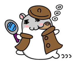 Chubby Djungarian Hamster 'Taro' Vol.2 sticker #7243942