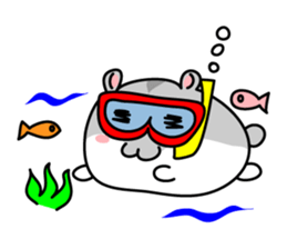 Chubby Djungarian Hamster 'Taro' Vol.2 sticker #7243965