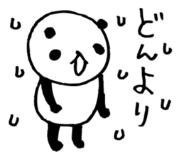 Every day of a panda43 sticker #7244486