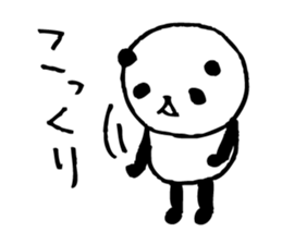 Every day of a panda43 sticker #7244487