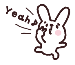 Rabbitnote simple sticker #7245341
