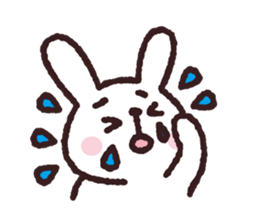 Rabbitnote simple sticker #7245343